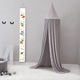 Masurator de inaltime pentru copii, Mmgoqqt, material panza si lemn, usor de instalat, multicolor