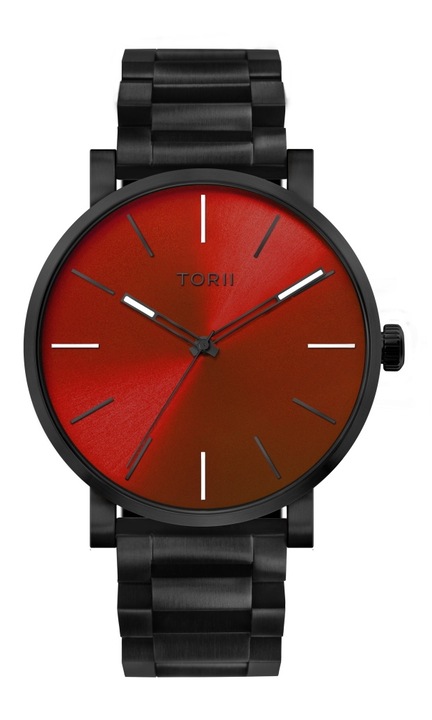 Ceas de barbati TORII B45BB.TB, clasic rosu pentru inot