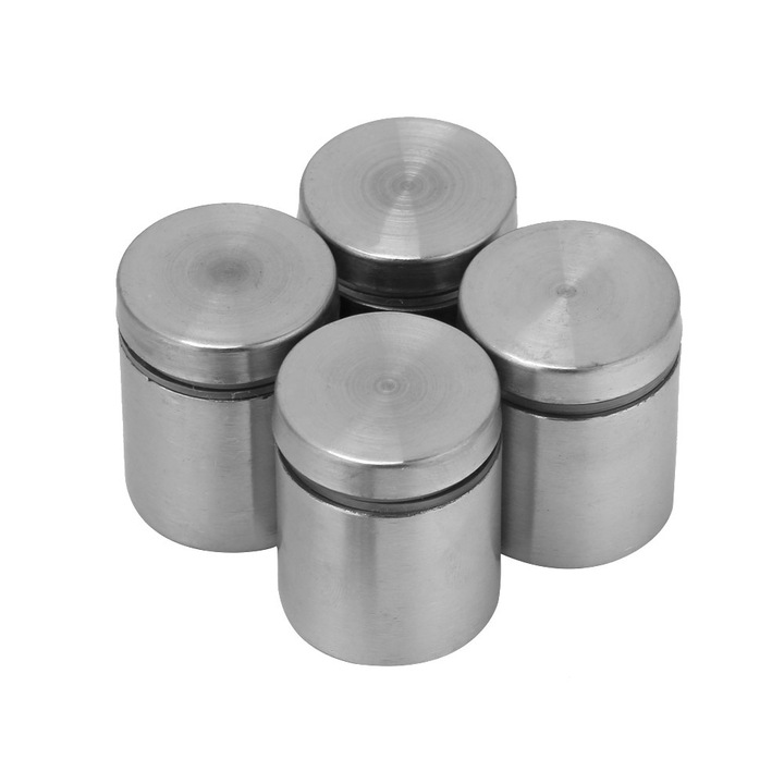 Set 4 suruburi de fixare, Enforose, Inox, 25x25mm