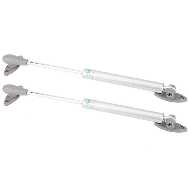 Set 2 pistoane usi cu arc cu gaz 100N Enforose, cap de masline, 285x293x283mm