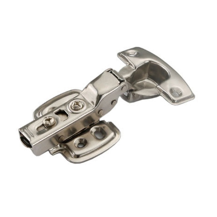 Készlet 2 db rozsdamentes acél hidraulikus zsanér, korrózióálló, fa és fém ajtókhoz