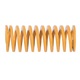 2 db forma rugó készlet, Enforose, 10x25mm, 10x30mm, 10x40mm, 10x50mm, 10x60mm, 10x70mm, 10x80mm, sárga, 65MN acél