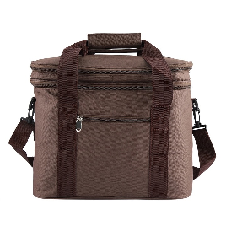 Kétrétegű pikniktáska, Jormftte, alumínium, barna