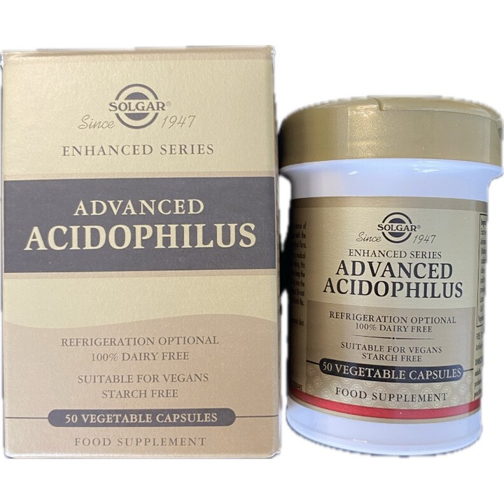 Advanced Acidophilus 50 capsule vegetale Solgar