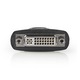 Adaptor HDMI, Nedis, HDMI mama / conector DVI-D 24+1 pini mama, Nichelat, Negru