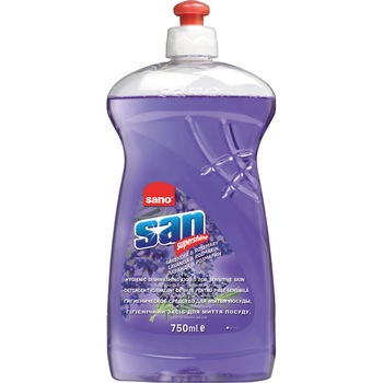 Detergent de vase Sano Sensitive Lavanda&Rozmarin, 750ml Detergent de vase Sano Sensitive Lavanda&Rozmarin, 750ml