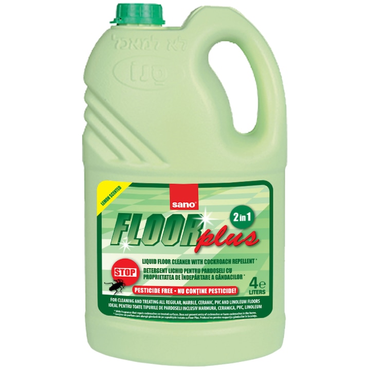 Detergent insecticid pentru pardoseli Sano Floor Plus, 4l