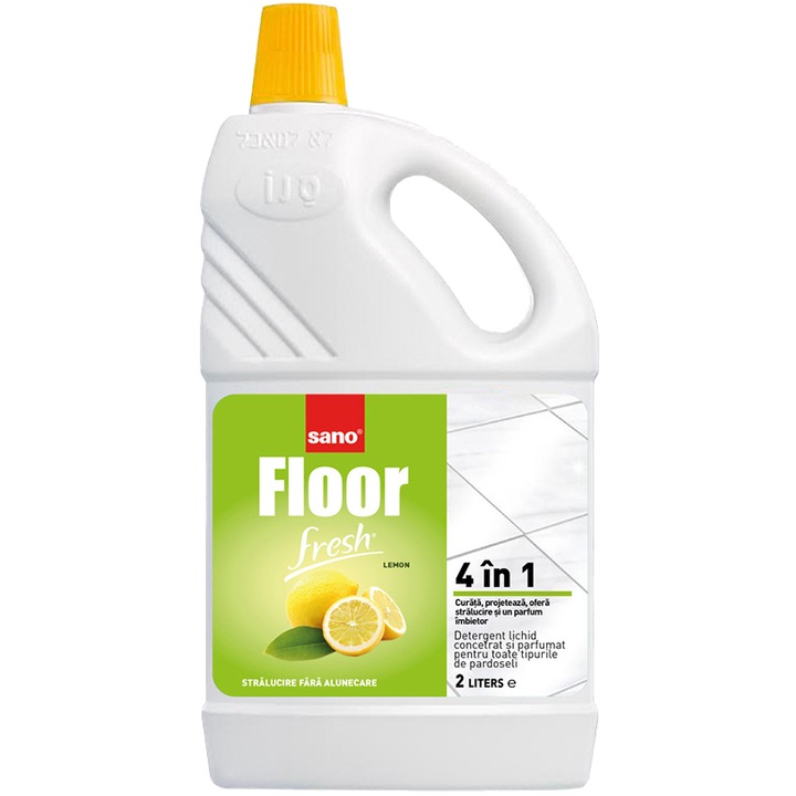Препарат за под Sano Floor Fresh Lemon, 2 л