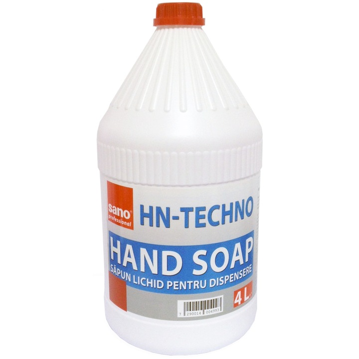 Течен сапун Sano за диспенсър, HN Techno Soap, 4л