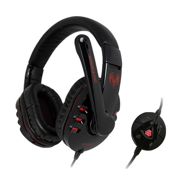 Casti gaming cu microfon Somic G927, Negru Casti gaming cu microfon Somic G927, Negru