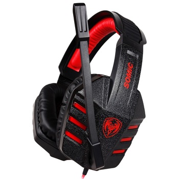 Casti gaming cu microfon Somic G927 Pro, Negru Casti gaming cu microfon Somic G927 Pro, Negru