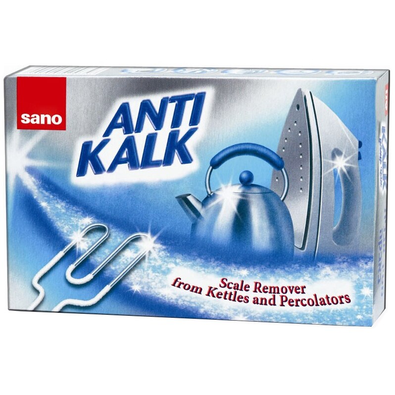 Pudra anticalcar pentru electrocasnice Sano, 200g