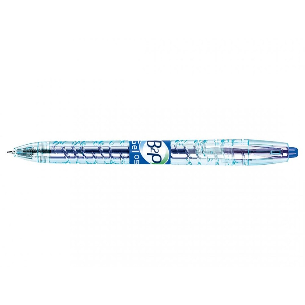 Roller cu Gel Pilot Begreen B2P, Retractabil, 0.5 mm, Albastru