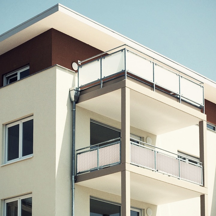 Covoras RattanArt, tehnorattan cu plasa, husa balcon, panou de intimitate, 1200 g/m2 90x100cm RD07 Alb