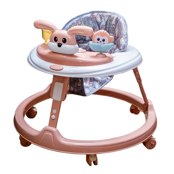 Robentoys Baby Walker, Nyúl modell, 360 fokos elforgatás, 6 kerék