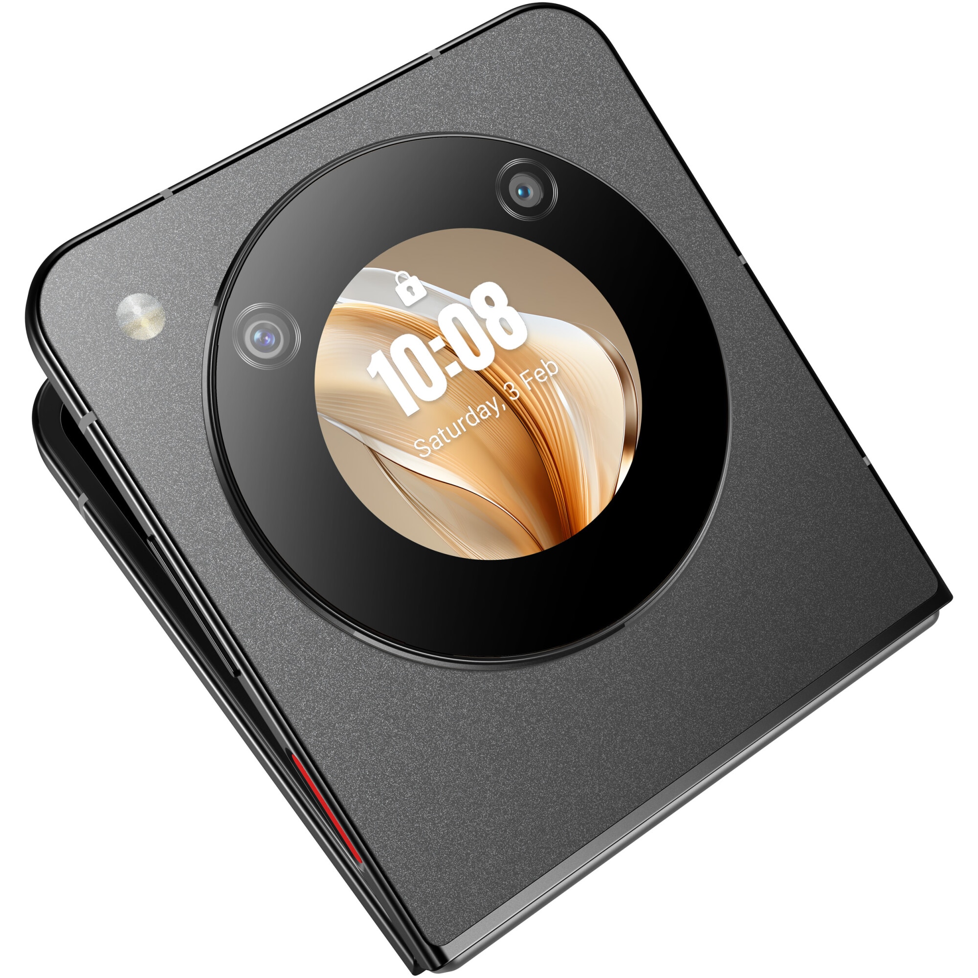 Telefon mobil ZTE nubia FLIP, Dual SIM, 8GB RAM, 256GB, 5G, Negru