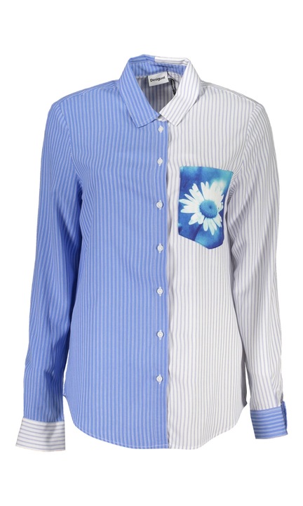 DESIGUAL Cam Floral Pocket ing, kek, Kék