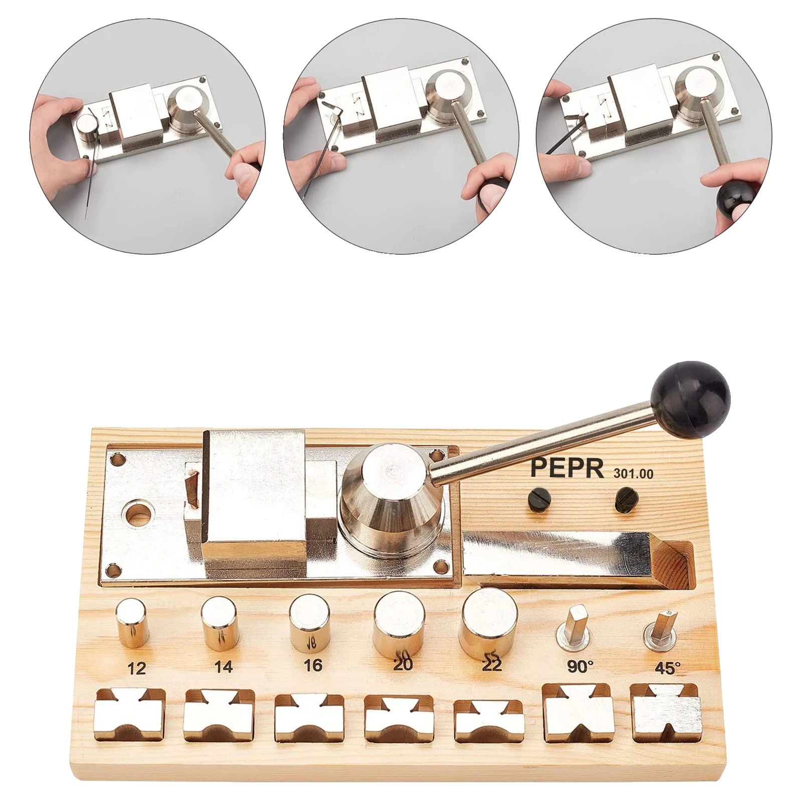 Masina de indoit inele pentru bijuterii, Otel inoxidabil, Argintiu