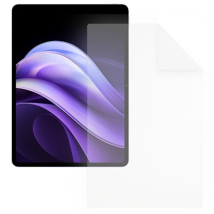 Folie Silicon High Definition pentru Vivo Pad3, COMANDO TAB PROTECT, Anti-Soc, Rezistenta la zgarieturi, Ultra-subtire, Strat Oleofobic, Sensibilitate ridicata, Aplicare usoara, Transparent