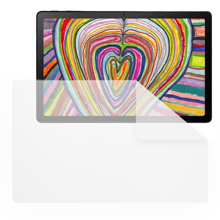 Folie Silicon High Definition pentru LG Ultra Tab, COMANDO TAB PROTECT, Anti-Soc, Rezistenta la zgarieturi, Ultra-subtire, Strat Oleofobic, Sensibilitate ridicata, Aplicare usoara, Transparent