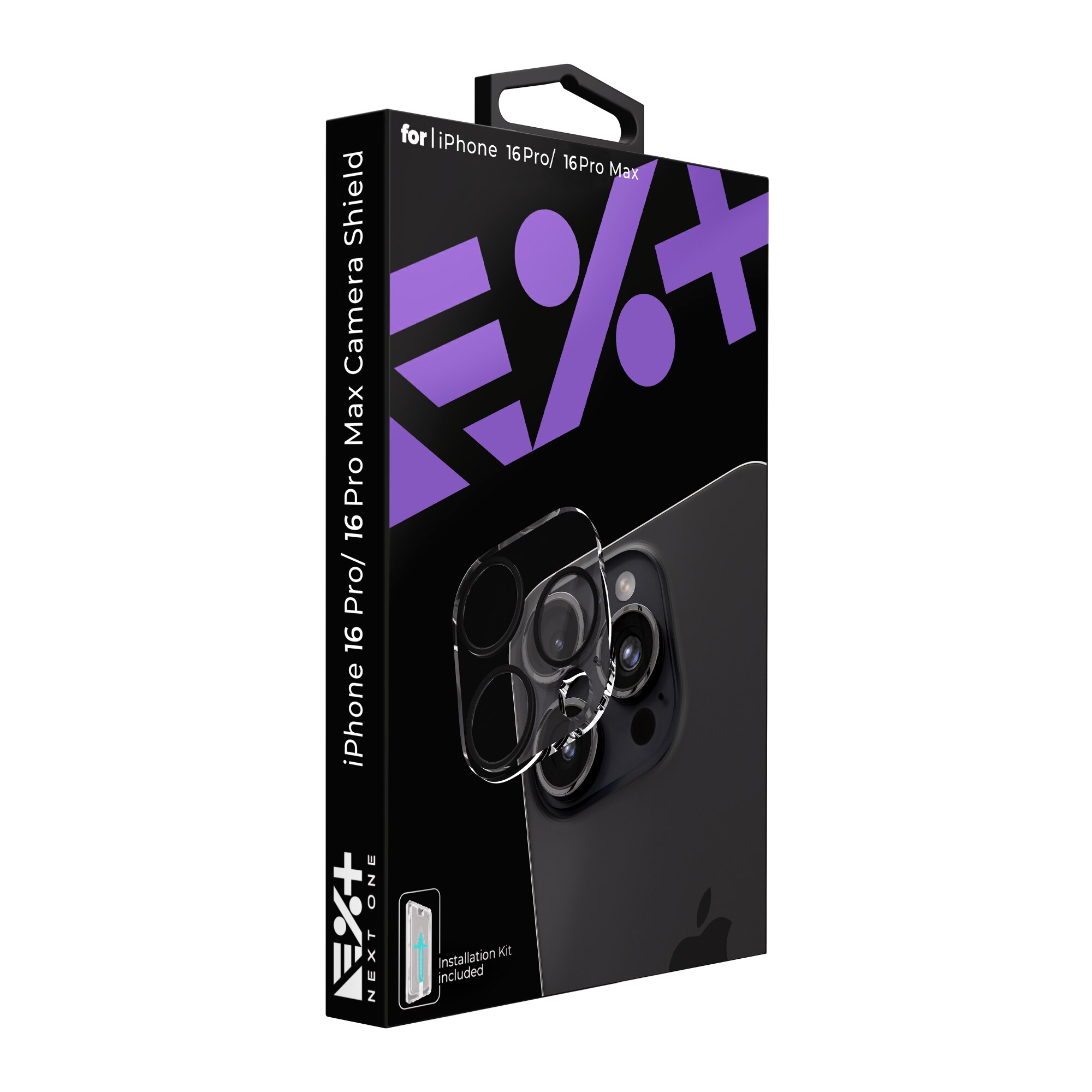 Folie de protectie pentru camera foto NEXT ONE pentru iPhone 16 Pro / 16 Pro Max