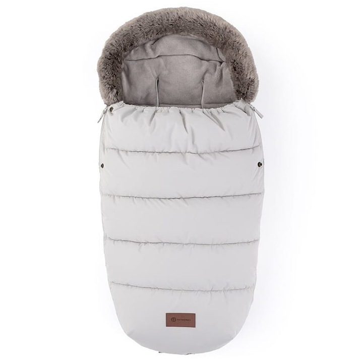 Sac de dormit bebe Petite&Mars, Comfy, 100x55cm, impermeabil, pentru carucior