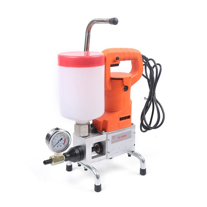 Електрическа машина за впръскване под високо налягане, 10 000 PSI, 720 W, за ремонт на бетон