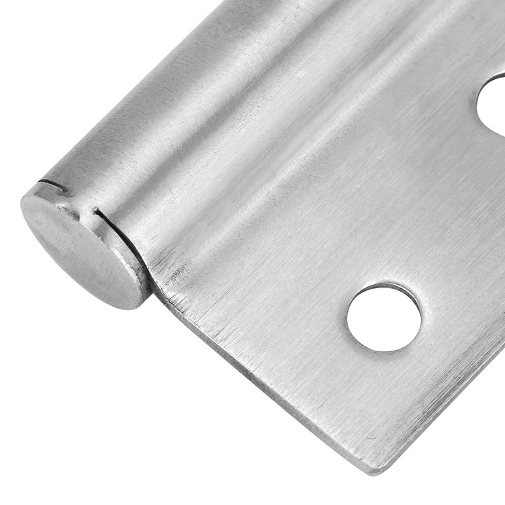 Rozsdamentes acél ajtópánt készlet, 12x3,2 cm, rugalmas, könnyen szétszedhető