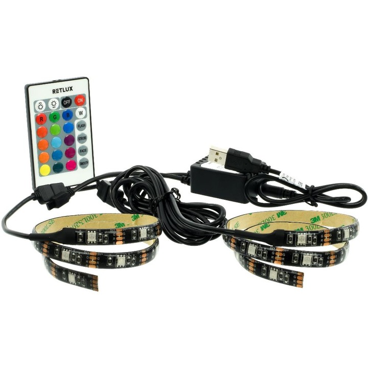 Banda LED Retlux RLS 102 USB 30LED RGB