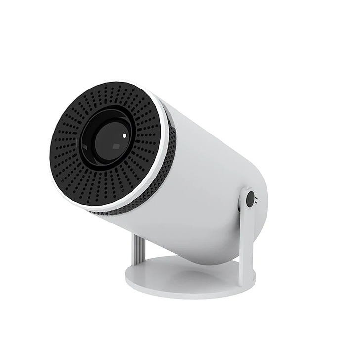 Hordozható videóprojektor, NDUP HY-300, Android 11.0, 6000 lm, 1280x720, fehér