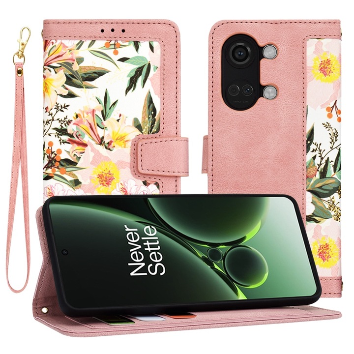 Калъф с висока защита за OnePlus Nord 3, Tuds Armor, I80, Eco Leather, Sweetheart Soft Rose
