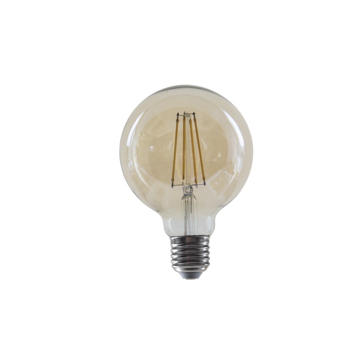 LED лампа Lightex, FILAMENT, 8W, 220V, E27, G95, 1055lm, Топла светлина