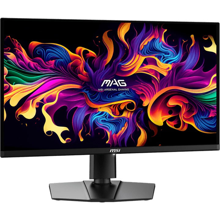 Monitor Gaming MSI MAG 271QPX QD-OLED E2, 26,5 hüvelykes, WQHD, 2560 x 1440, HDMI, DisplayPort, Pivot, 240 Hz, 0,03 ms, fekete