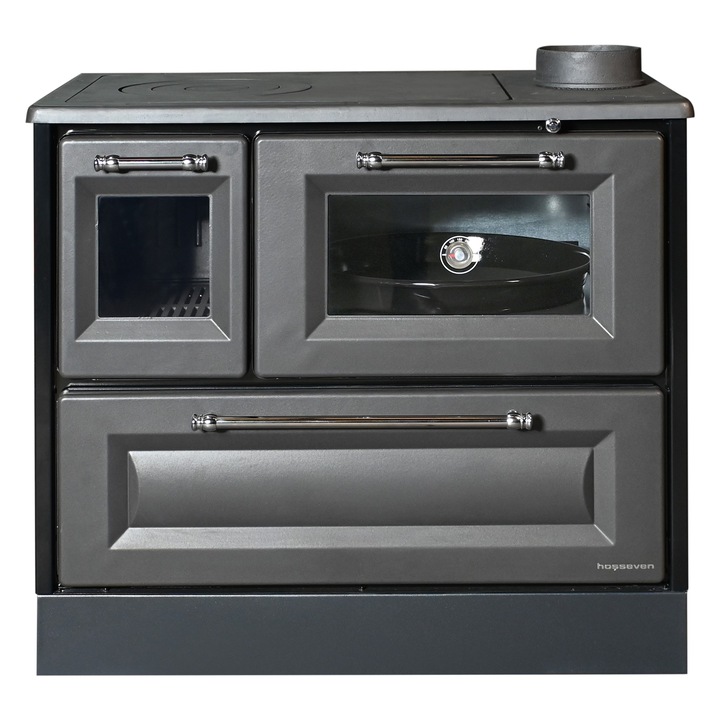 Soba cu cuptor pe lemne 4012C - cappuccino