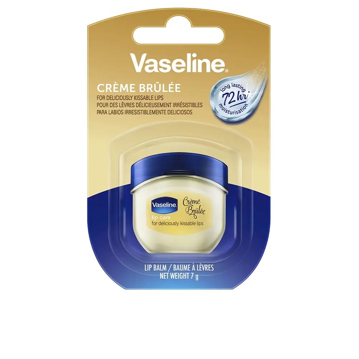Balsam de buze cu creme brulee, Vaseline, 7g