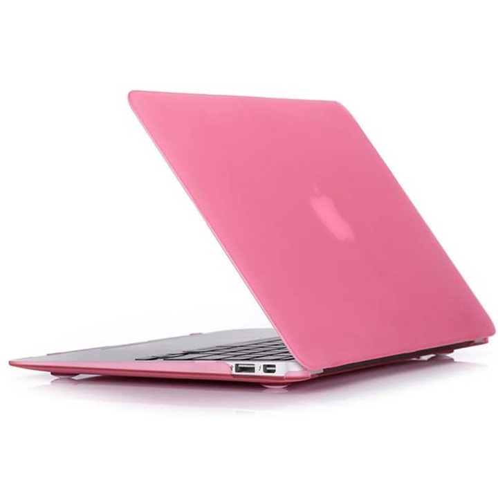 Laptop védőtok, Apple MacBook Air 13 hüvelykes, halvány rózsaszín, PVC anyagú, 1 db-os készlet