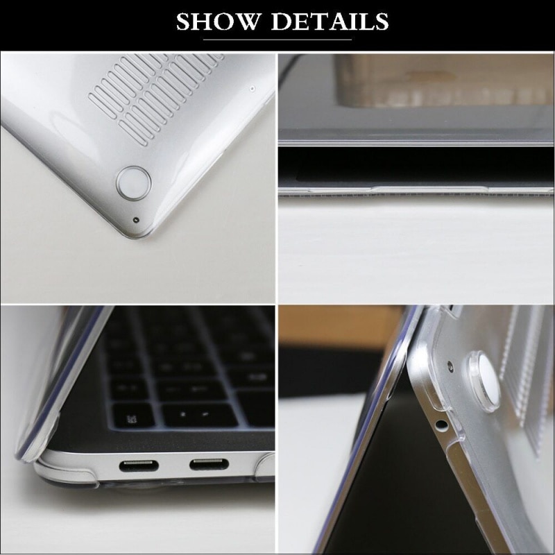 Husa pentru laptop, 13,6 inch, pentru MacBook Air A2681/3240, cristalina, material PVC. Rezistenta la cadere
