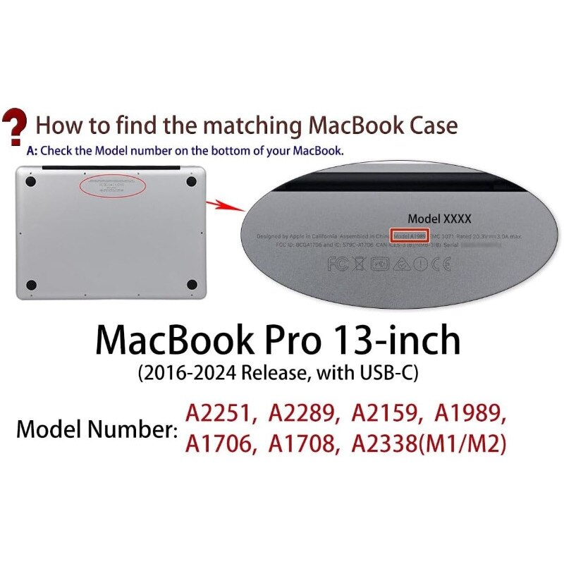 Husa de notebook MacBook Pro de 13 inch, rosu Camille mat A2338, material PVC, rezistenta la cadere, senzatie mata