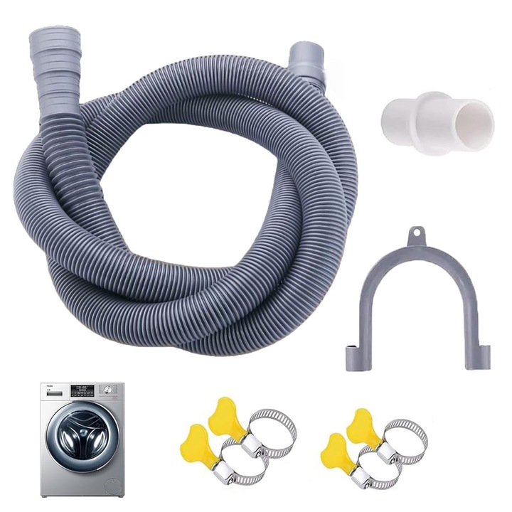 Kit furtun evacuare masina spalat, 7 accesorii, 3M