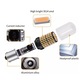 Set 2 Becuri Auto LED BZRSH BA15S (1156/P21W) – 144 LED-uri SMD, Lumina Galbena Intensa, Semnalizare