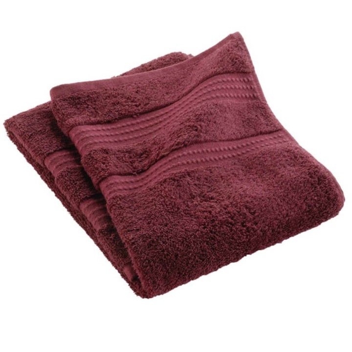 Хавлиена кърпа EXCELLENCE, 70 х 130 см, органичен памук - бордо