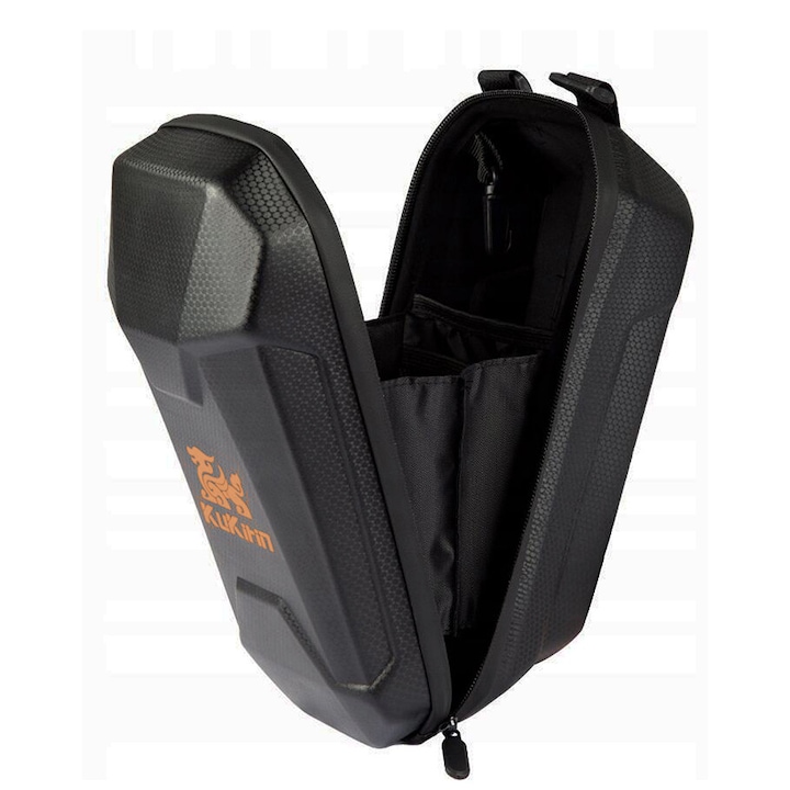 Hordtáska elektromos rollerhez, KuKirin, Univerzális, 3L, Vízálló, EVA Hard Shell, Fekete
