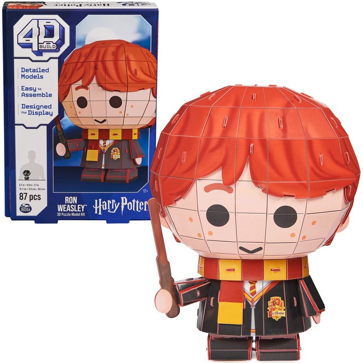 Пъзел 4D Spin Master Harry Potter - Ron, 87 части