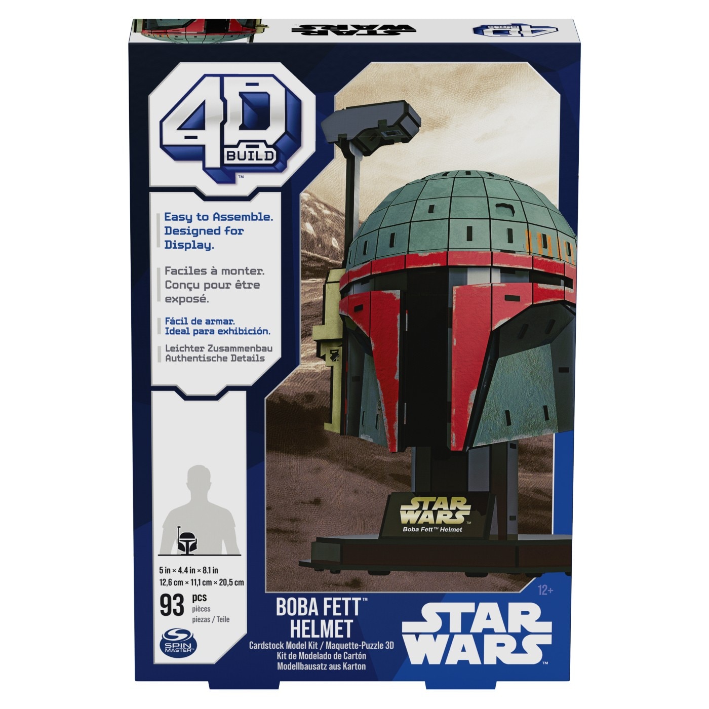 Puzzle 4D Spin Master Star Wars - Casca Boba Fett, 93 piese