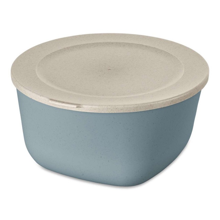 Recipient alimentar CONCEPT, ermetic, 4 l, KOZIOL - natura floare albastru