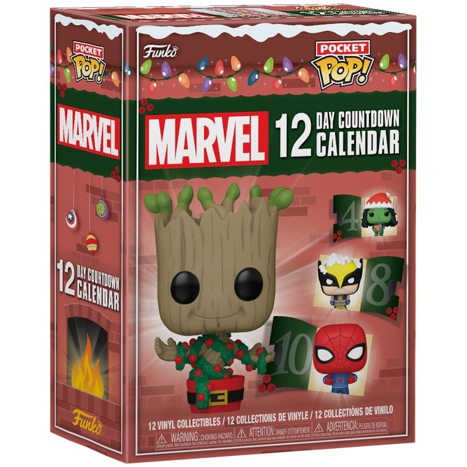 Set figurine Funko - Countdown​ Calendar: Marvel 12-Day