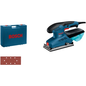 Slefuitor cu vibratii Bosch Professional GSS 23 A, 190 W, 230 V, 12.000 RPM, 24.000 vibratii/min, 92x182 mm dimensiune slefuire