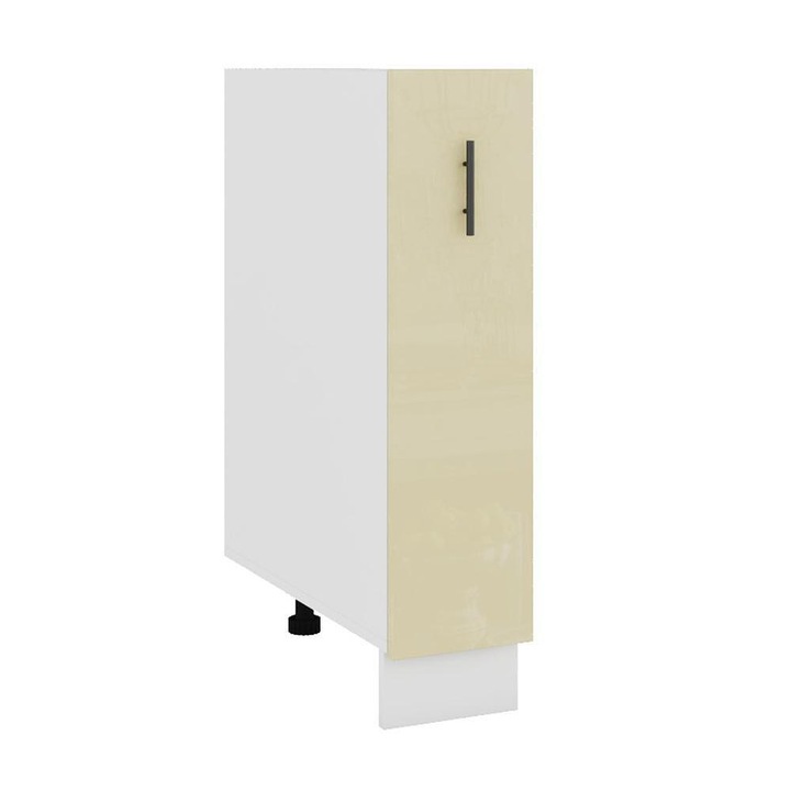 Долен кухненски шкаф Sani Glamour, НК-20, Карго механизъм, Бежов гланц