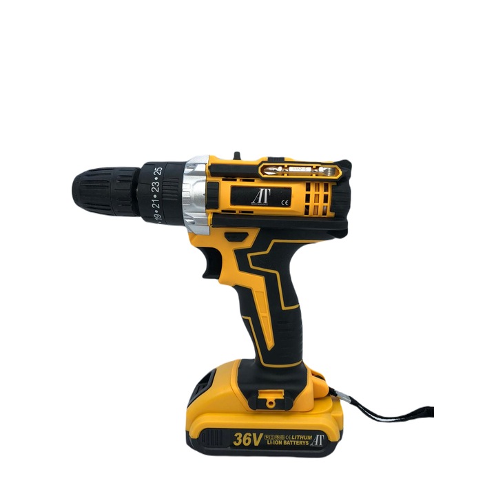 Комплект бормашини, AT PERFORMANCE, 36V с 2X батерия и зарядно + 30 аксесоара