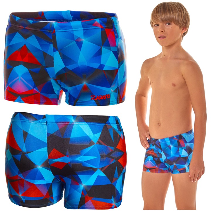 Бански за момче, боксерки Zagano 2821, Син